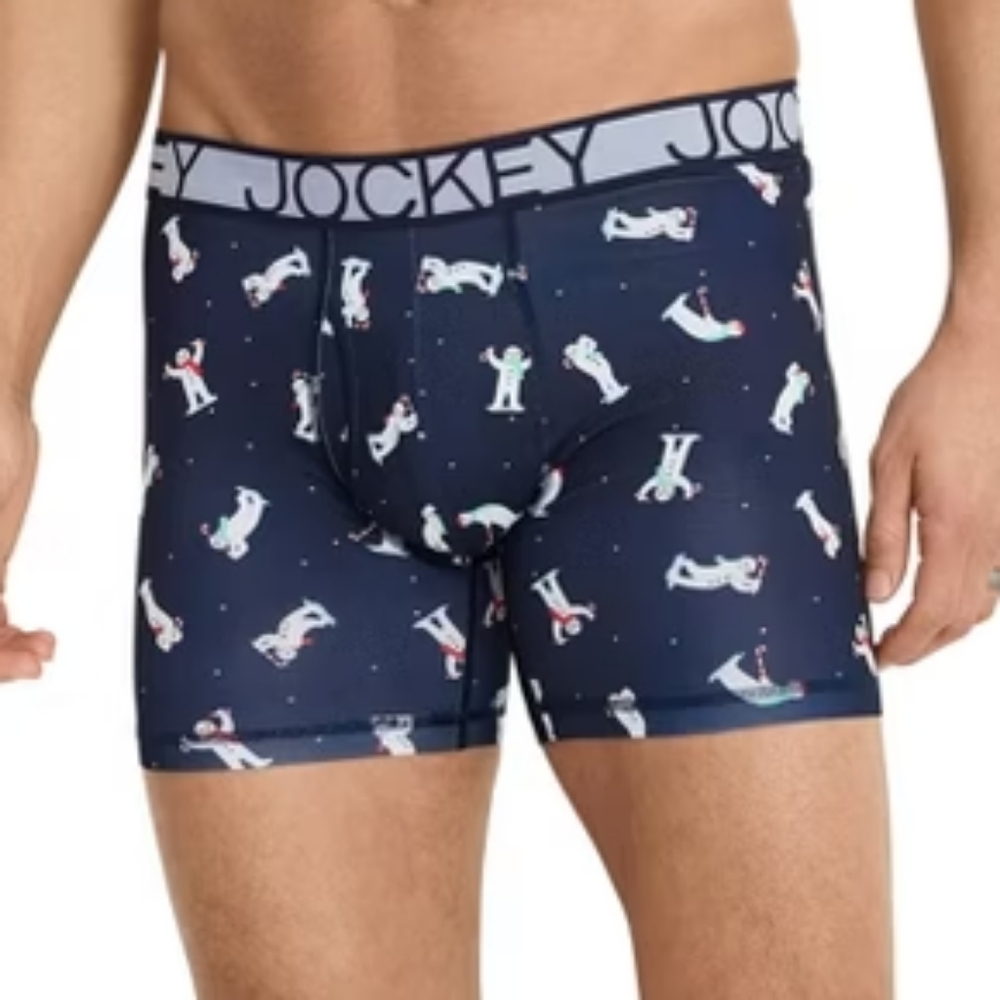 Jockey Men's Active Micro Boxer Brief Underwear New Size Medium